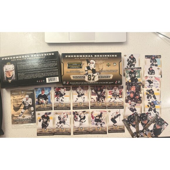 2005-06 Upper Deck Phenomenal Beginning Sidney Crosby 20 Card Set + Jumbo Card - Picture 1 of 4